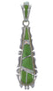 Turquoise Opal And Sterling Silver Pendant EX44391